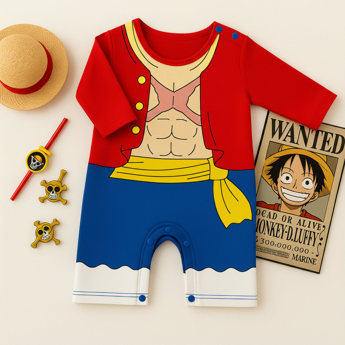 AMA™ Little Luffy Kids Romper