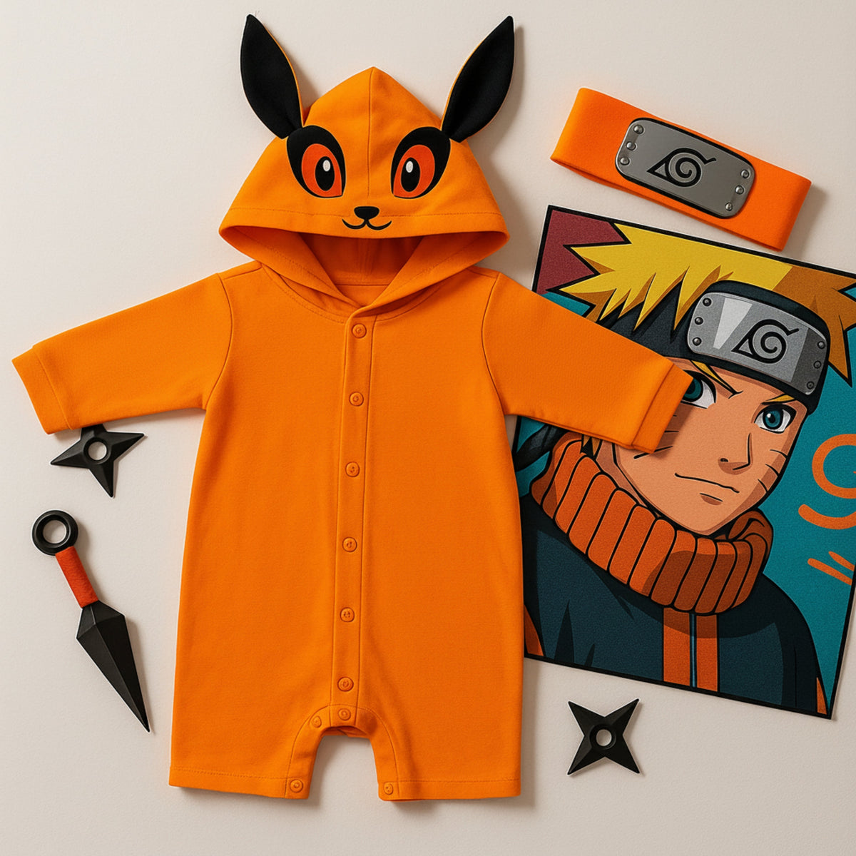 AMA™ Little Kurama Kids Romper