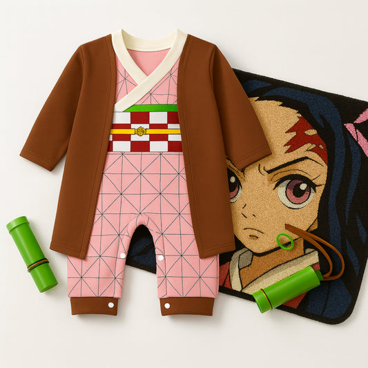 AMA™ Little Nezuko Kids Onesie