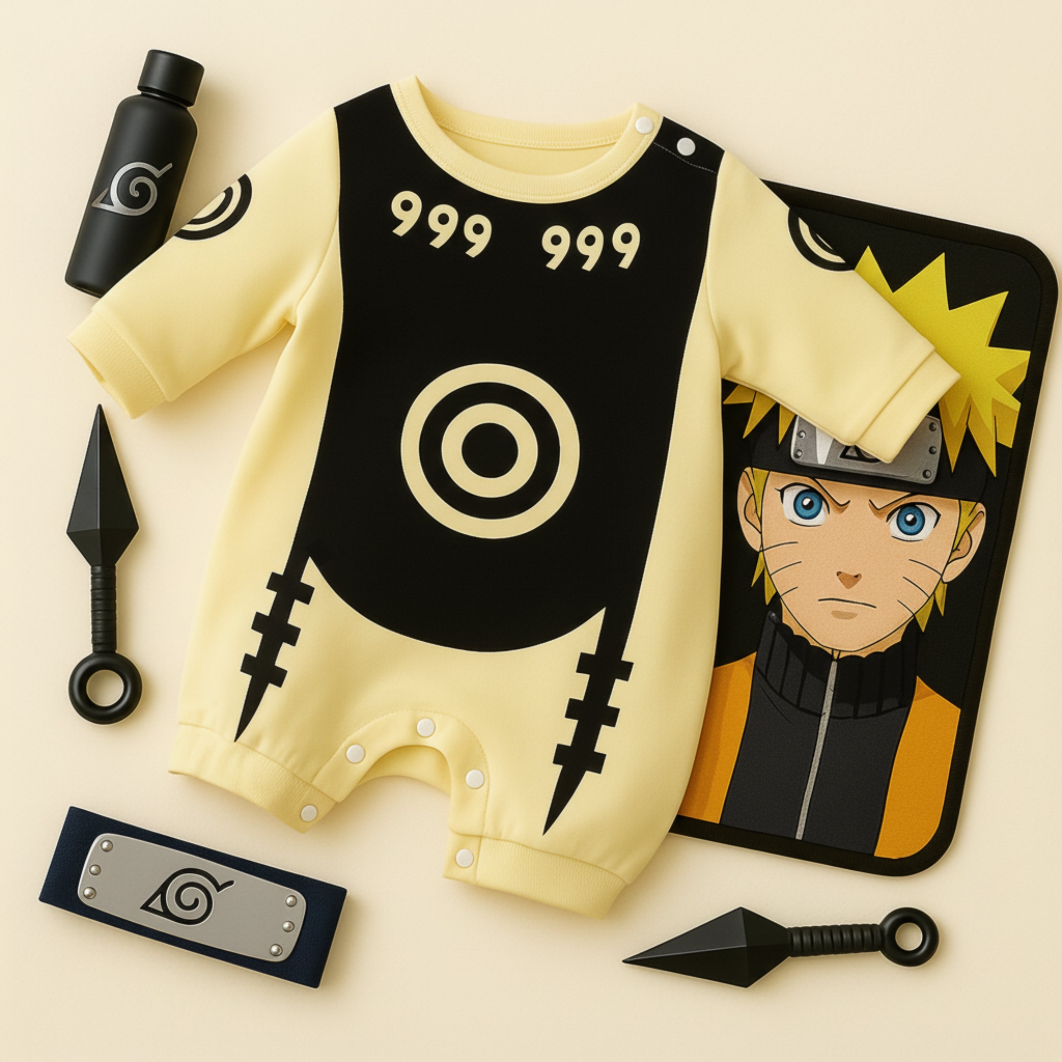 AMA™ Little Naruto Kids Romper