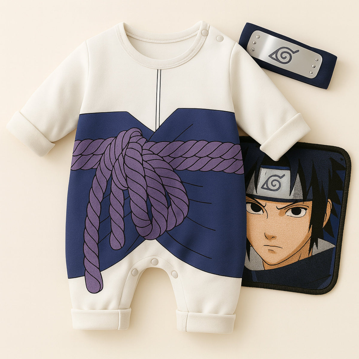 AMA™ Little Sasuke Kids Romper