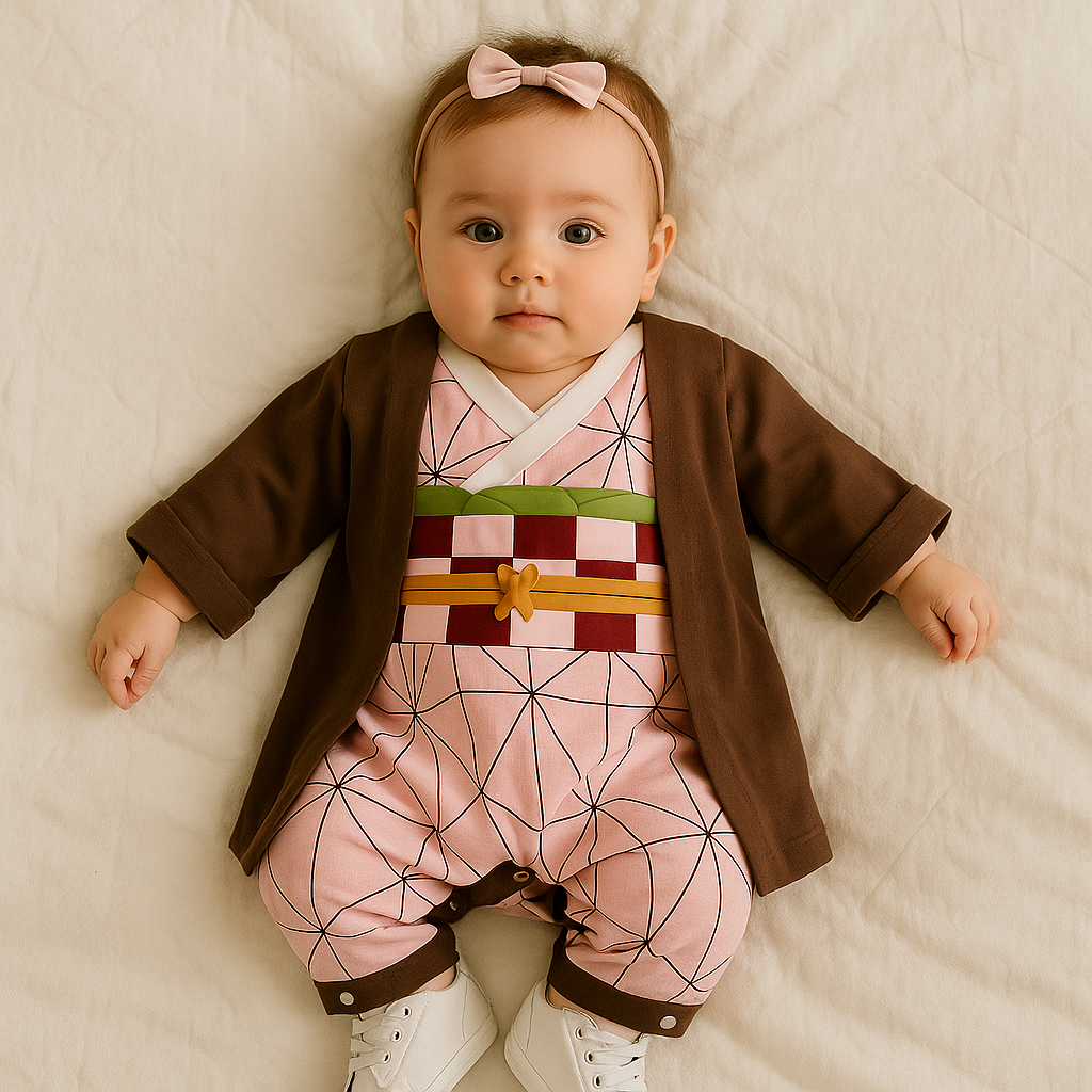AMA™ Little Nezuko Kids Romper