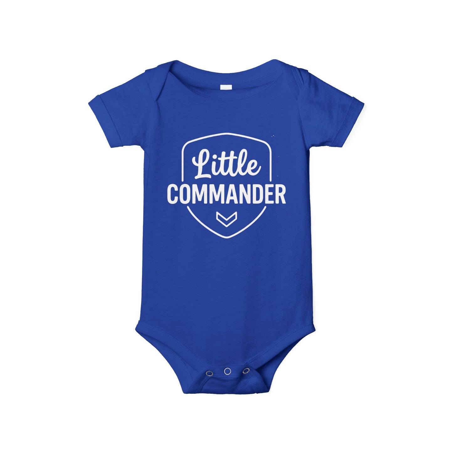 AMA™ "Little Commander" – Funny Baby Bodysuit
