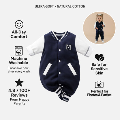 AMA™ Little MVP Varsity Kids Romper