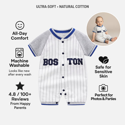 AMA™ Little Boston Slugger Kids Romper