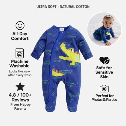 AMA™ Little Crocodile Kids Romper