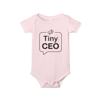 AMA™ "Tiny CEO" – Funny Baby Bodysuit