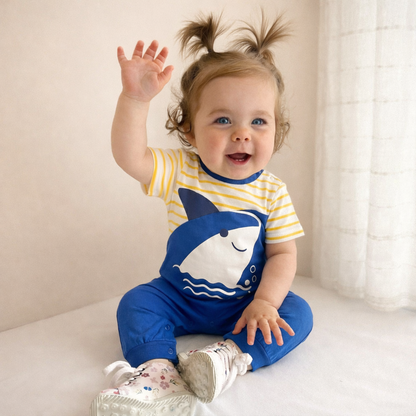 AMA™ Little Shark Kids Onesie