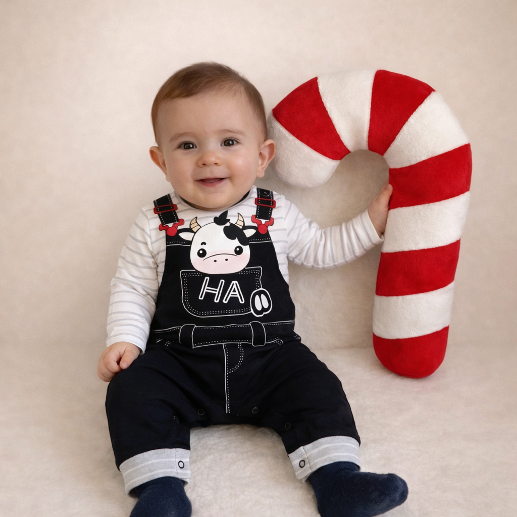 AMA™ Little Cow Kids Onesie