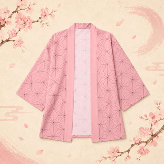 AMA™ Nezuko Pink Haori Cosplay