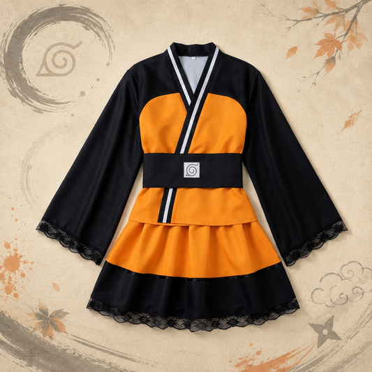 AMA™ Naruto Girl Cosplay Dress Set