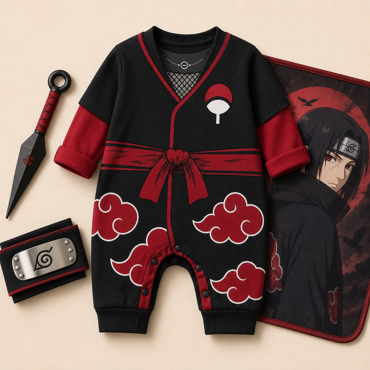 AMA™ Little Itachi Kids Romper
