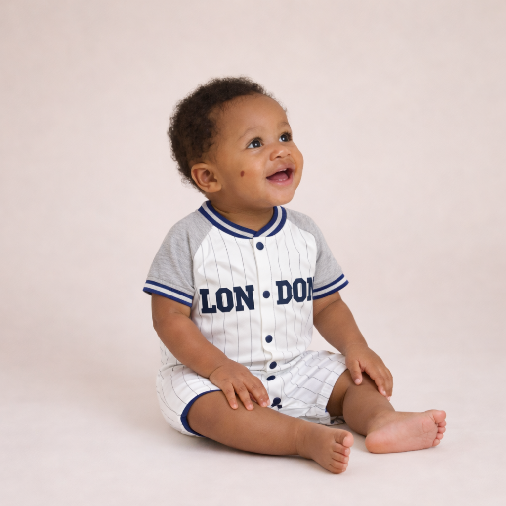 AMA™ Little London Slugger Kids Onesie