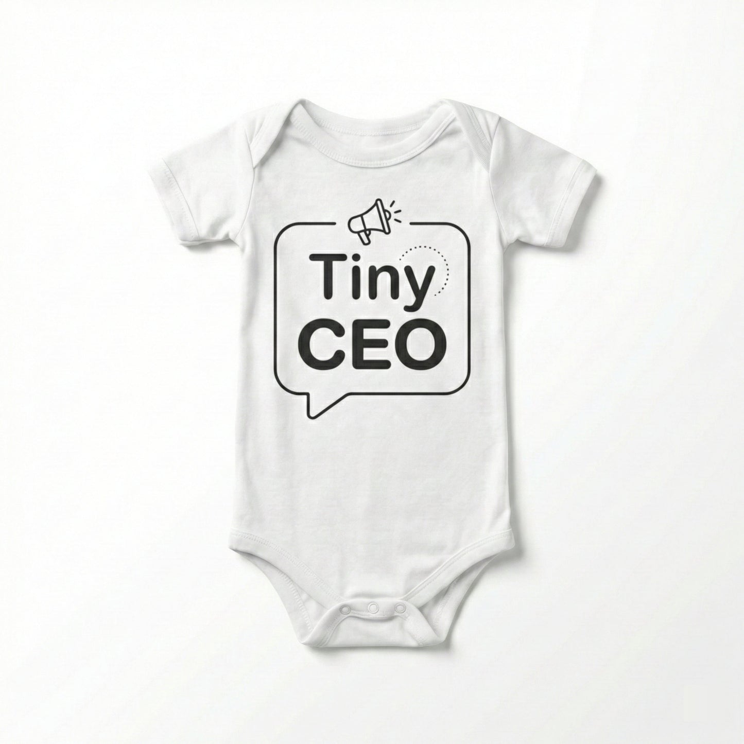 AMA™ "Tiny CEO" – Funny Baby Bodysuit
