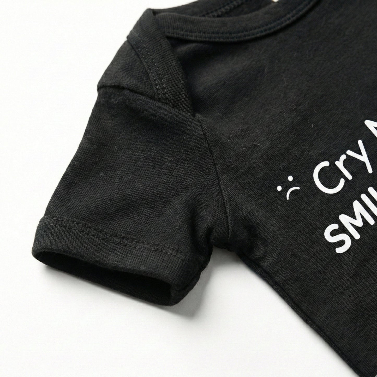 AMA™ "Cry Now, Smile Later" – Funny Baby Bodysuit