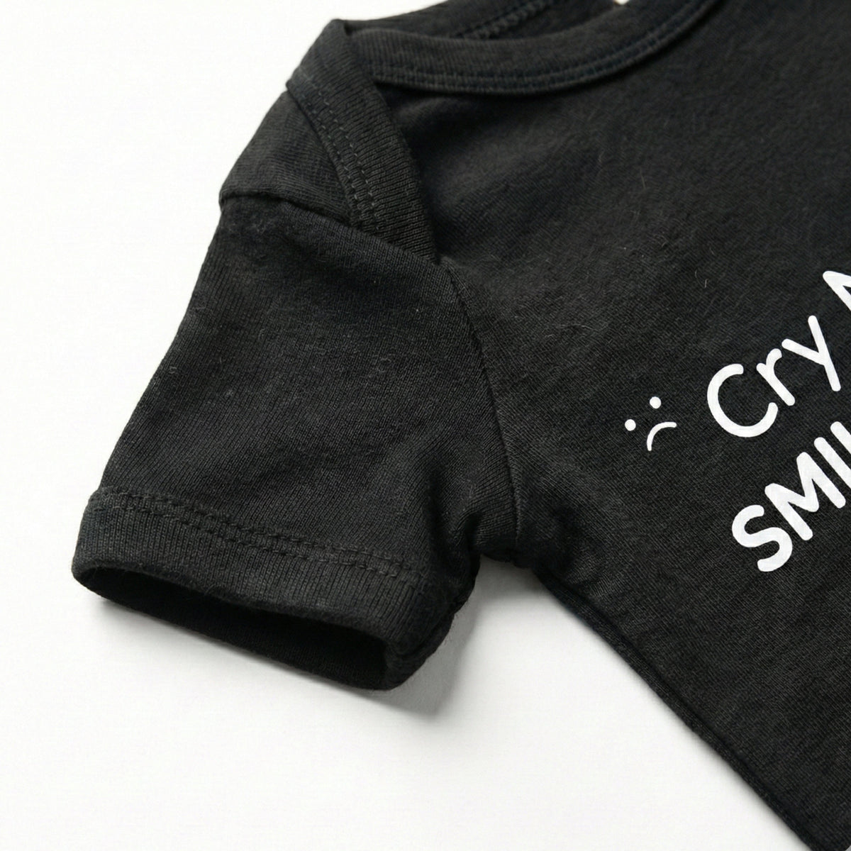 AMA™ "Cry Now, Smile Later" – Funny Baby Bodysuit
