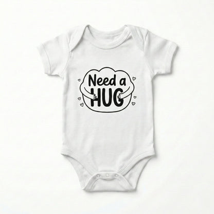 AMA™ "Need a Hug" – Funny Baby Bodysuit