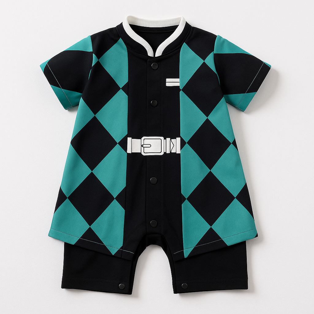 AMA™ Little Tanjiro Kids Romper