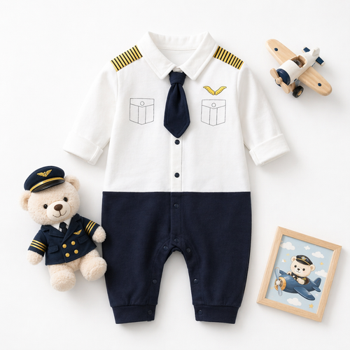 AMA™ Little Pilot Kids Romper
