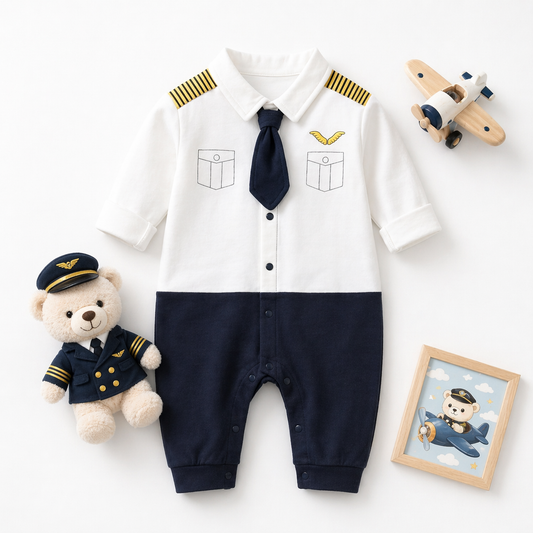 AMA™ Little Pilot Kids Onesie