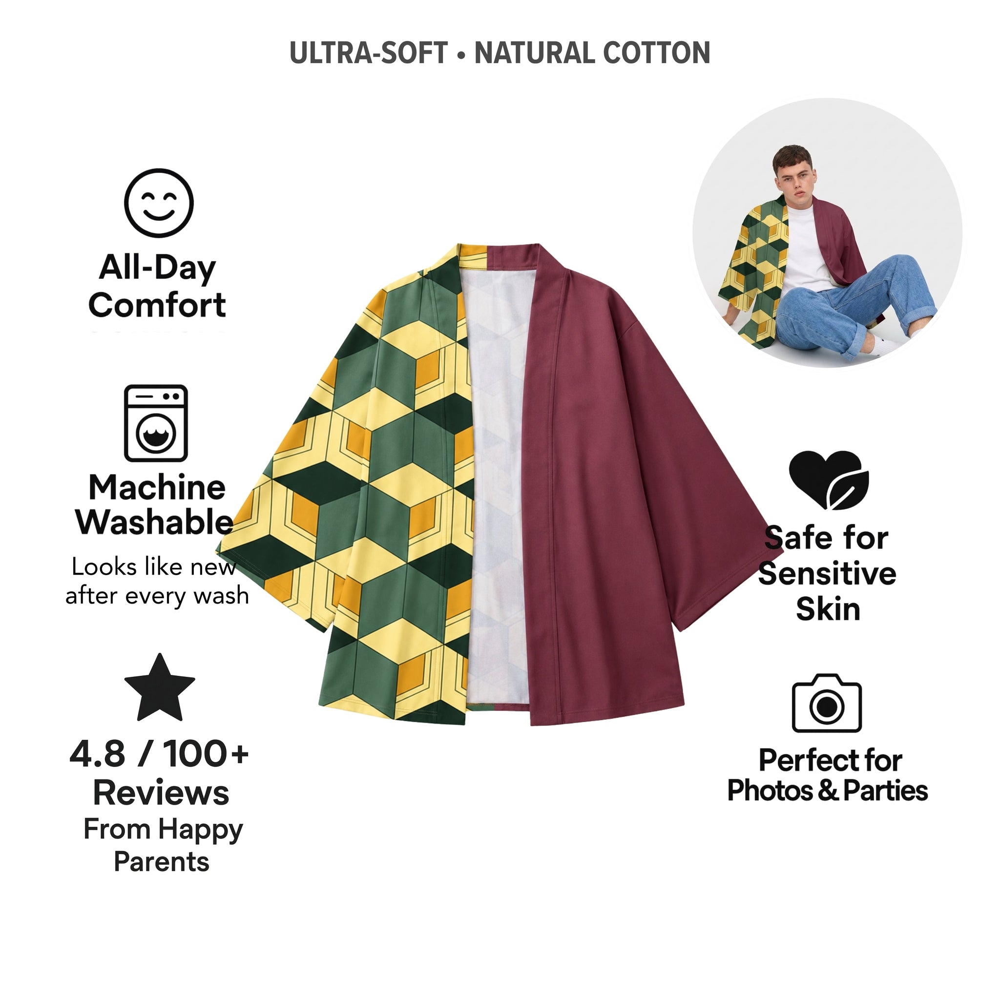 AMA™ Giyu Split Haori Cosplay