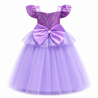 AMA™ Little Royal Lavender Princess Kids Dress
