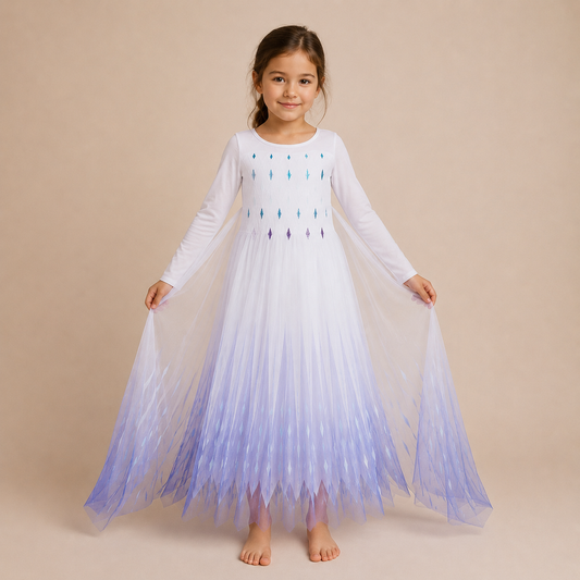 AMA™ Little Frost Queen Kids Dress