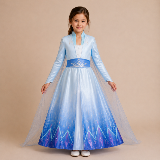 AMA™ Little Ice Empress Kids Dress