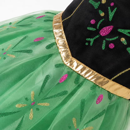 AMA™ Little Emerald Princess Kids Dress