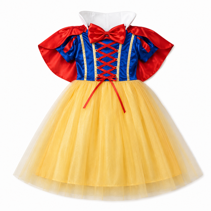 AMA™ Little Royal Cape Princess Kids Dress