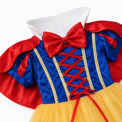 AMA™ Little Royal Cape Princess Kids Dress