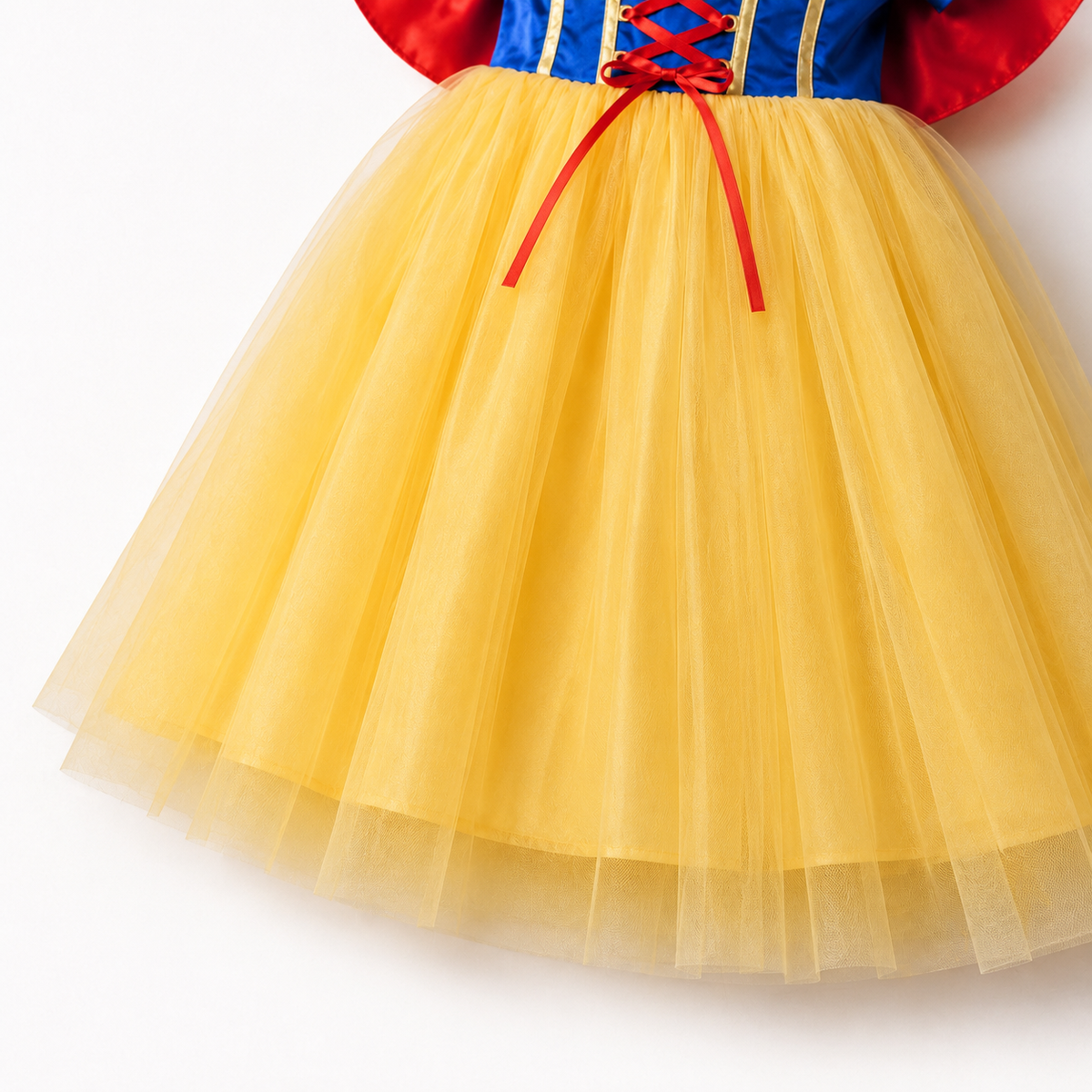 AMA™ Little Royal Cape Princess Kids Dress