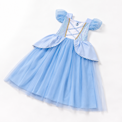 AMA™ Little Blue Princess Kids Dress