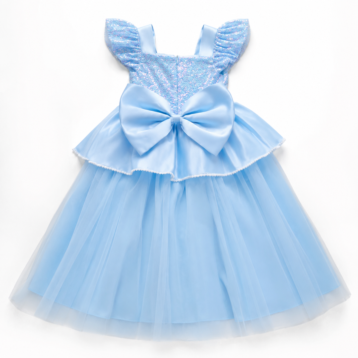 AMA™ Little Blue Princess Kids Dress