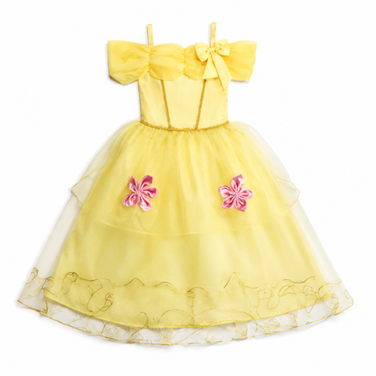 AMA™ Little Golden Princess Kids Dress