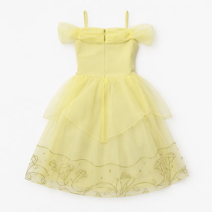 AMA™ Little Golden Princess Kids Dress