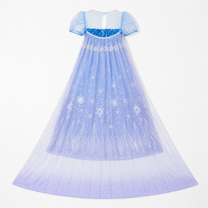 AMA™ Little Midnight Snow Princess Kids Dress