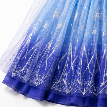 AMA™ Little Midnight Snow Princess Kids Dress