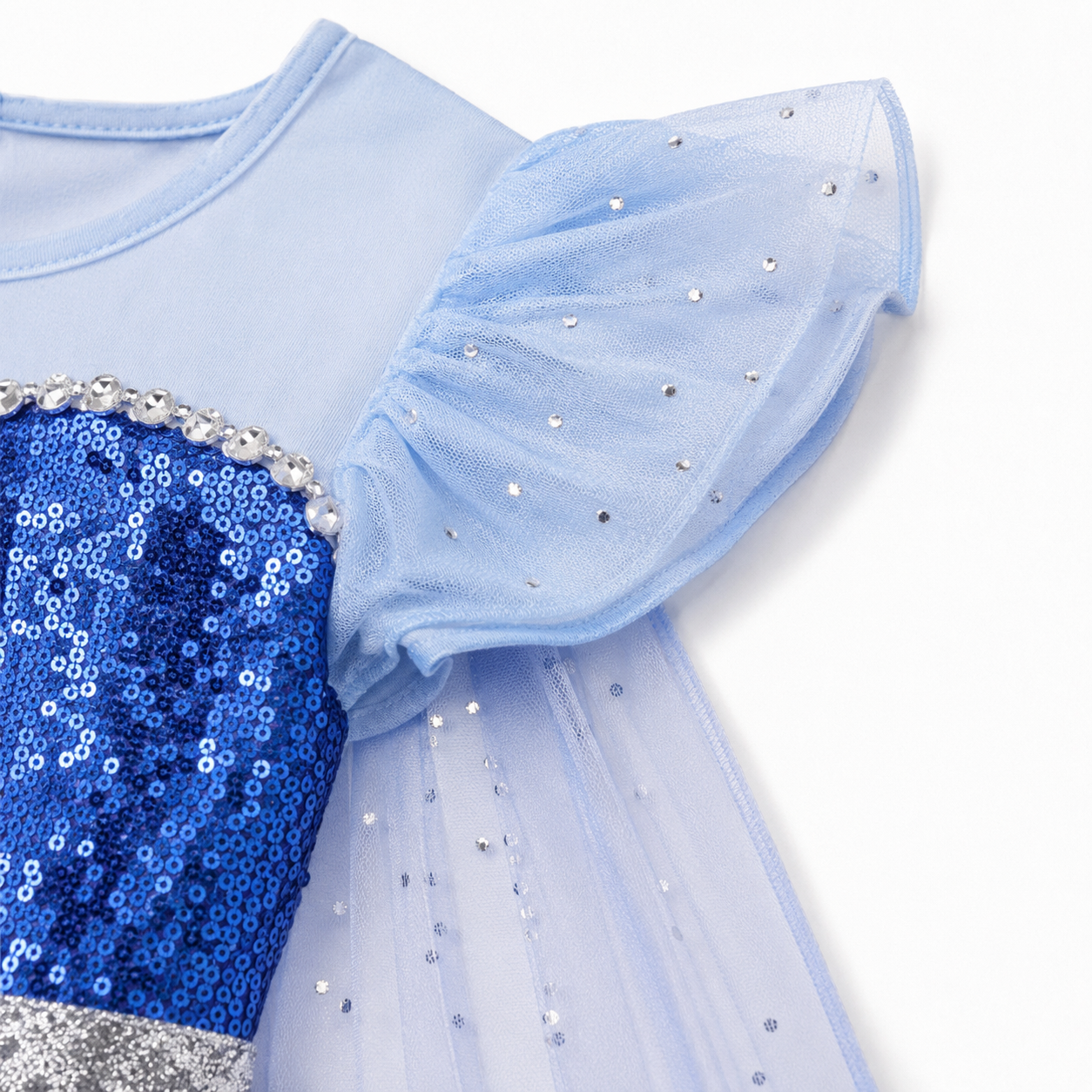 AMA™ Little Midnight Snow Princess Kids Dress