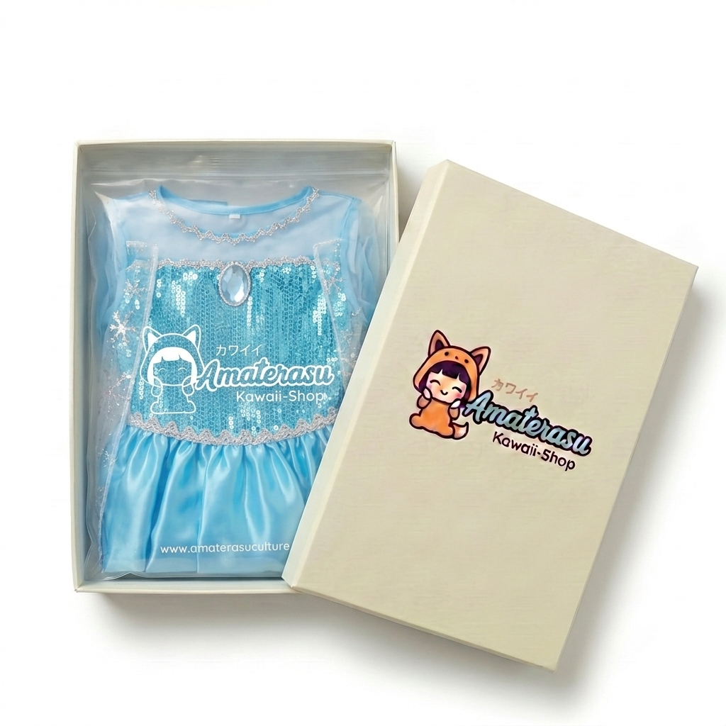AMA™ Little Crystal Princess Kids Dress