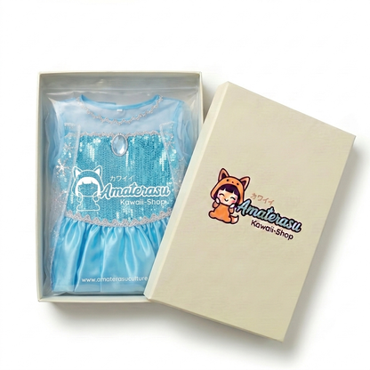 AMA™ Little Crystal Princess Kids Dress