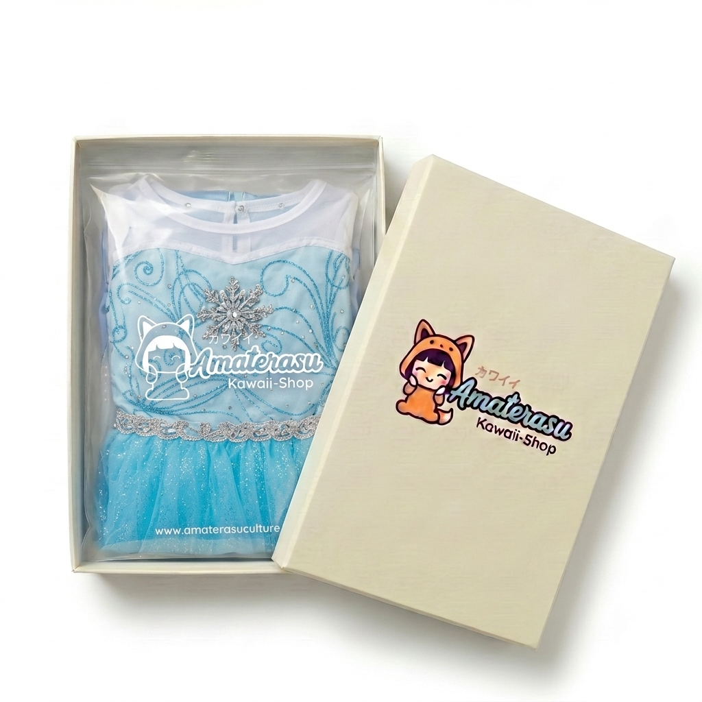 AMA™ Little Snow Princess Kids Dress