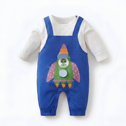 AMA™ Little Alien Rocket Kids Romper