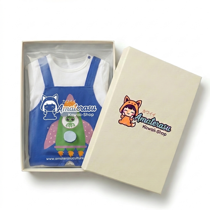 AMA™ Little Alien Rocket Kids Romper