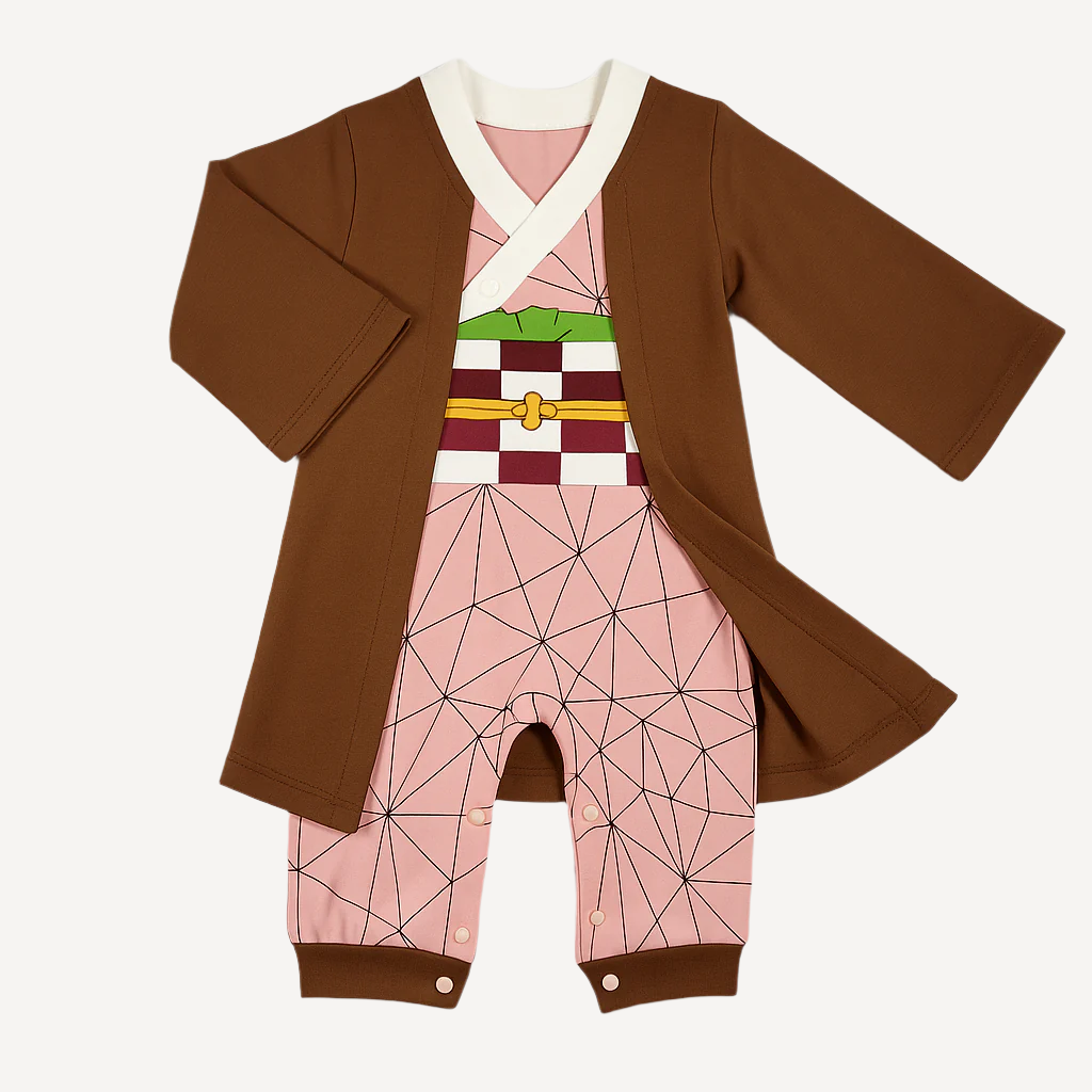 AMA™ Little Nezuko Kids Romper