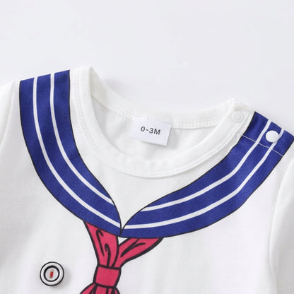 AMA™ Little Sailor Kids Romper