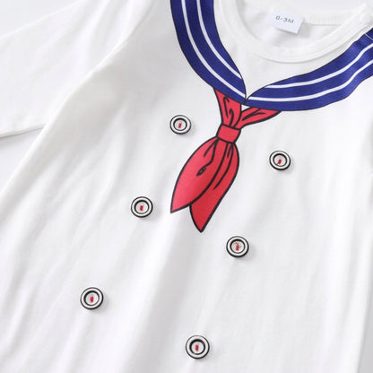 AMA™ Little Sailor Kids Romper