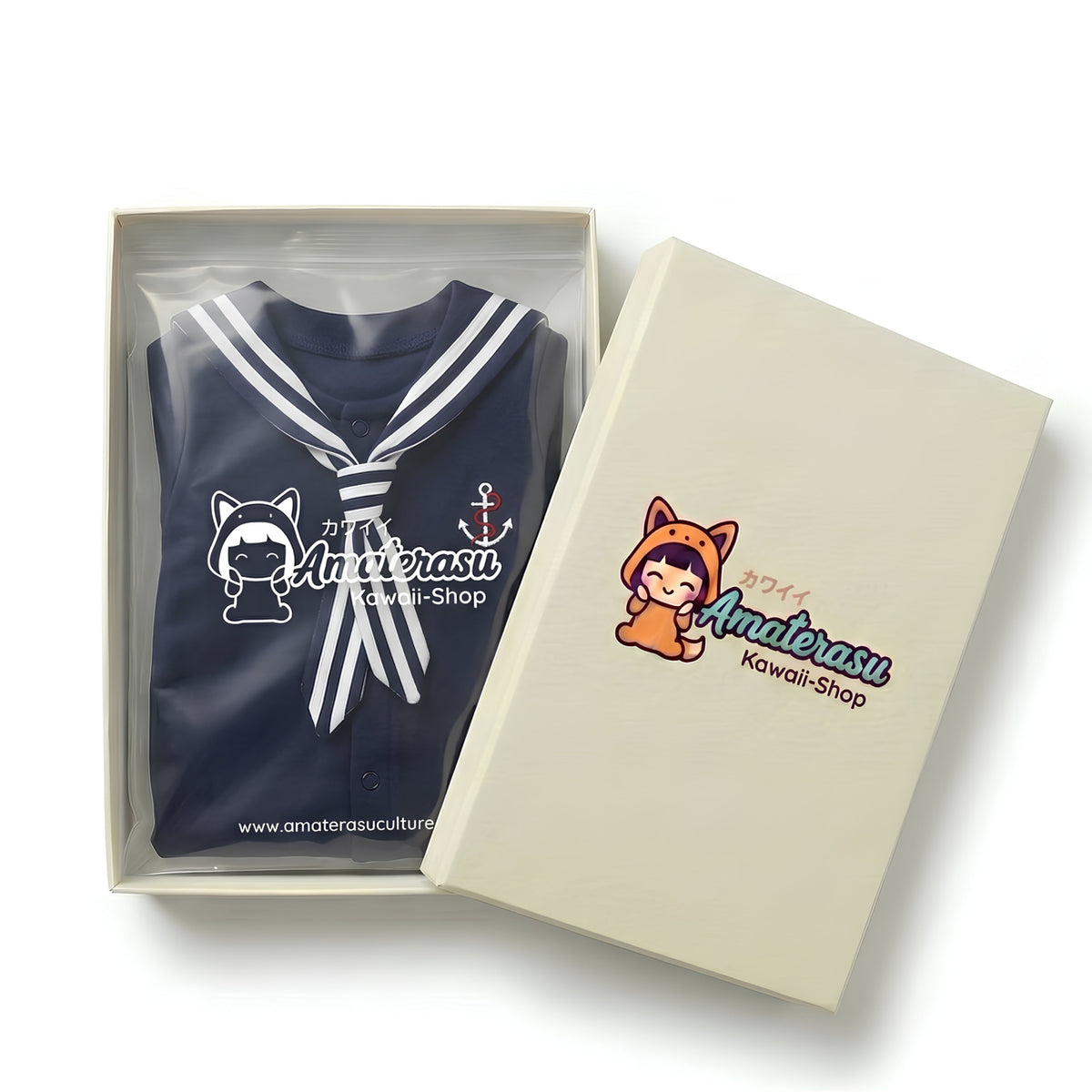 AMA™ Little Navy Sailor Kids Romper