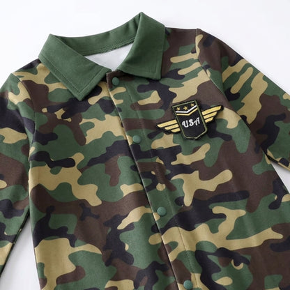 AMA™ Little Soldier Kids Romper