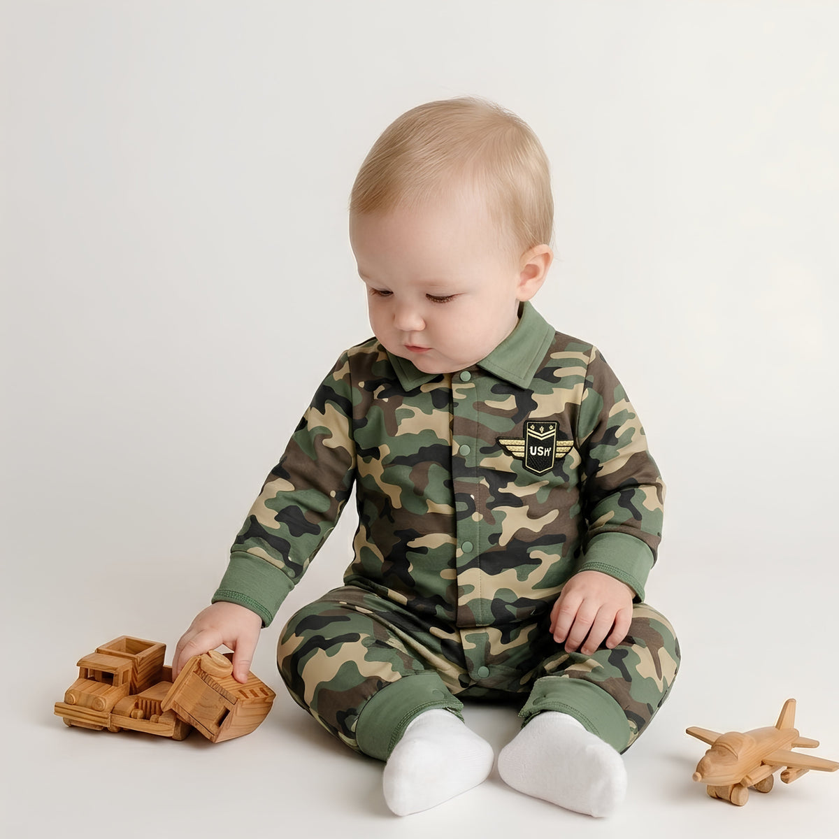 AMA™ Little Soldier Kids Romper